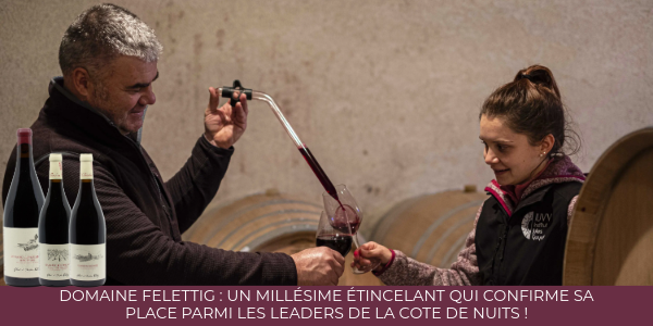 Domaine Felettig : un mill&eacute;sime 2024 &eacute;tincelant qui confirme sa place parmi les leaders de la C&ocirc;te de Nuits !